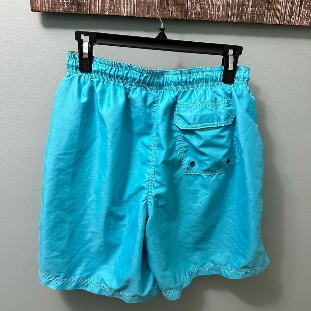 Croft & Barrow turquoise  Swimwear Swim Trunks Size small